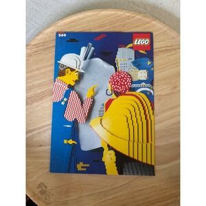 VINTAGE 1990 LEGO IDEA BOOK some used STICKERS Lego Systems